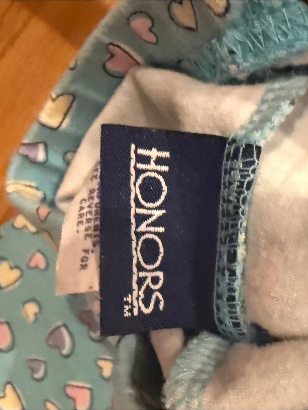 90’s Vintage Aqua Heart-Print Stretch Leggings